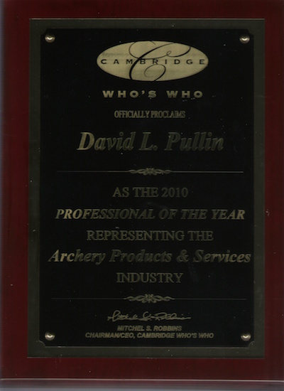 Cambridge Who's Who recognizes David Pullin